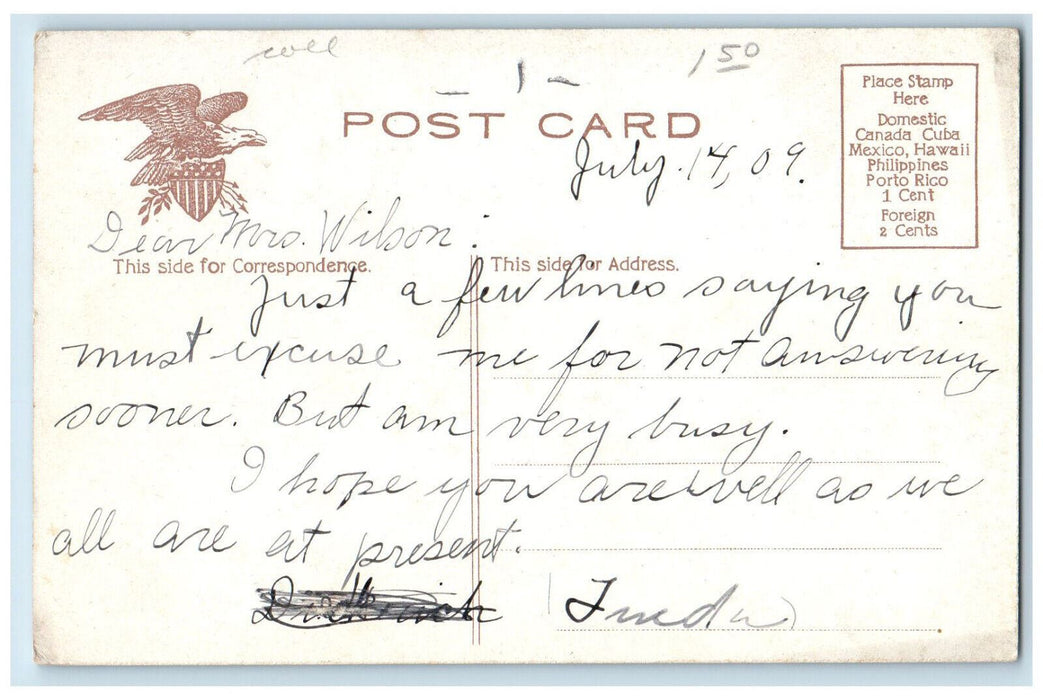 1909 Sterling Basin Greenport Long Island New York NY Antique Postcard