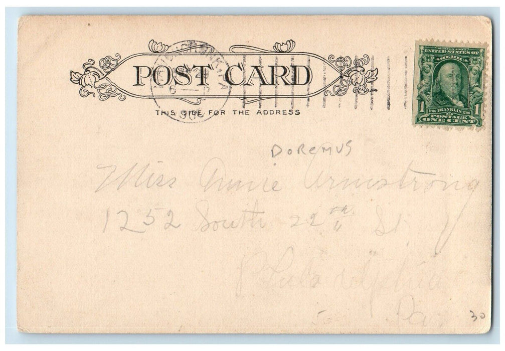 1906 Rocks Flag Staff Park Mauch Chunk Mountain Children Pennsylvania Postcard