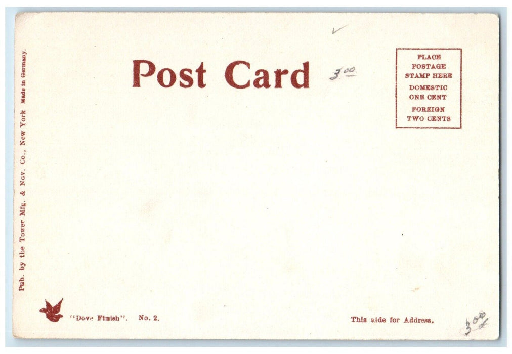 c1905 Croton Dam Boat Off Croton Point Along Hudson New York Dualview Postcard