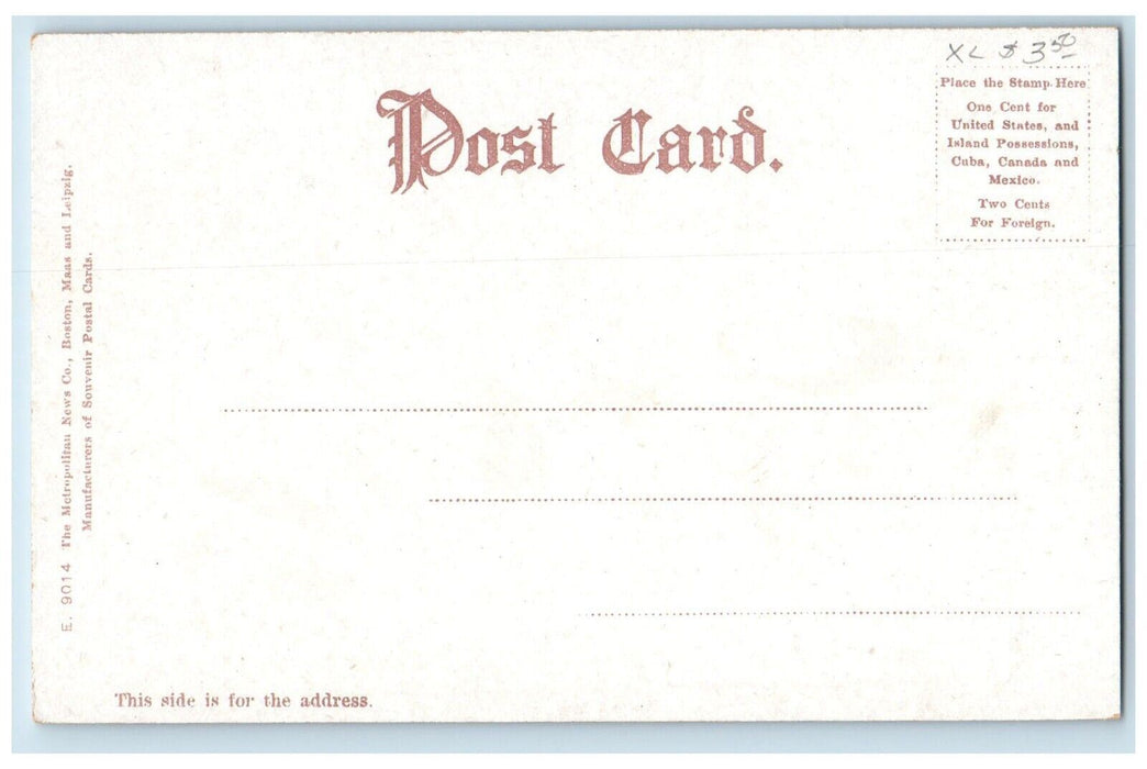 c1905 Post Office And Washington Square Horse Carriage Haverhill MA Postcard