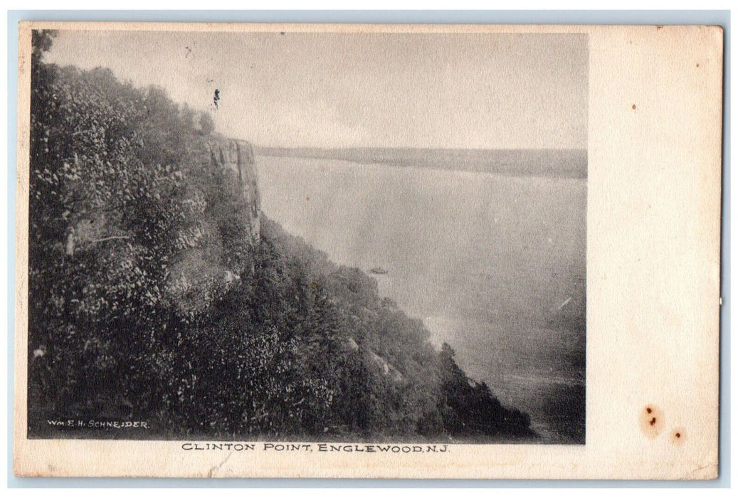 c1910's View Of Clinton Point Englewood New Jersey NJ Antique Posted Postcard
