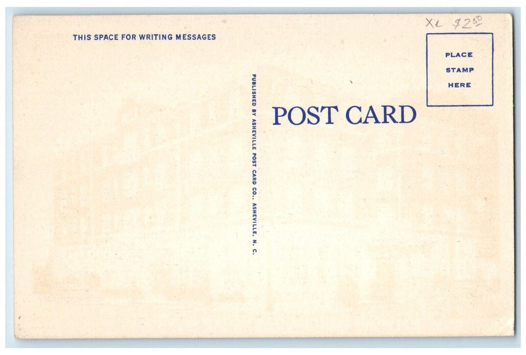 c1930's Claremont Hotel Building Cars Sumter South Carolina SC Vintage Postcard
