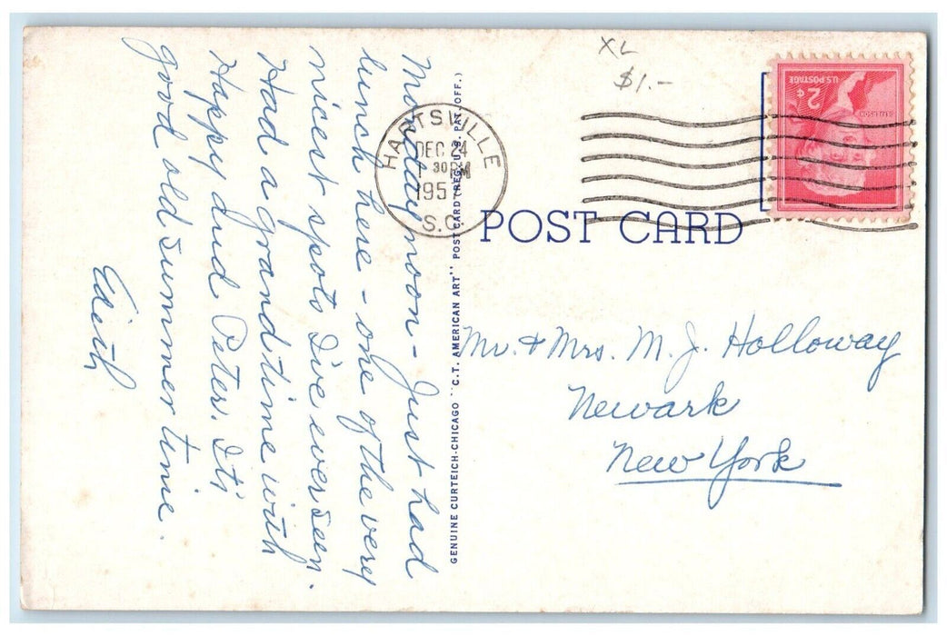 1957 Beautiful Kalmia Gardens Hartsville South Carolina SC Vintage Postcard