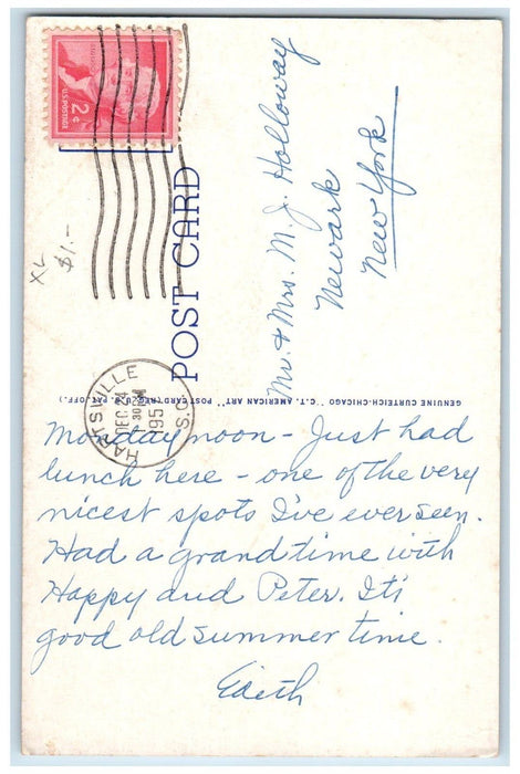 1957 Beautiful Kalmia Gardens Hartsville South Carolina SC Vintage Postcard
