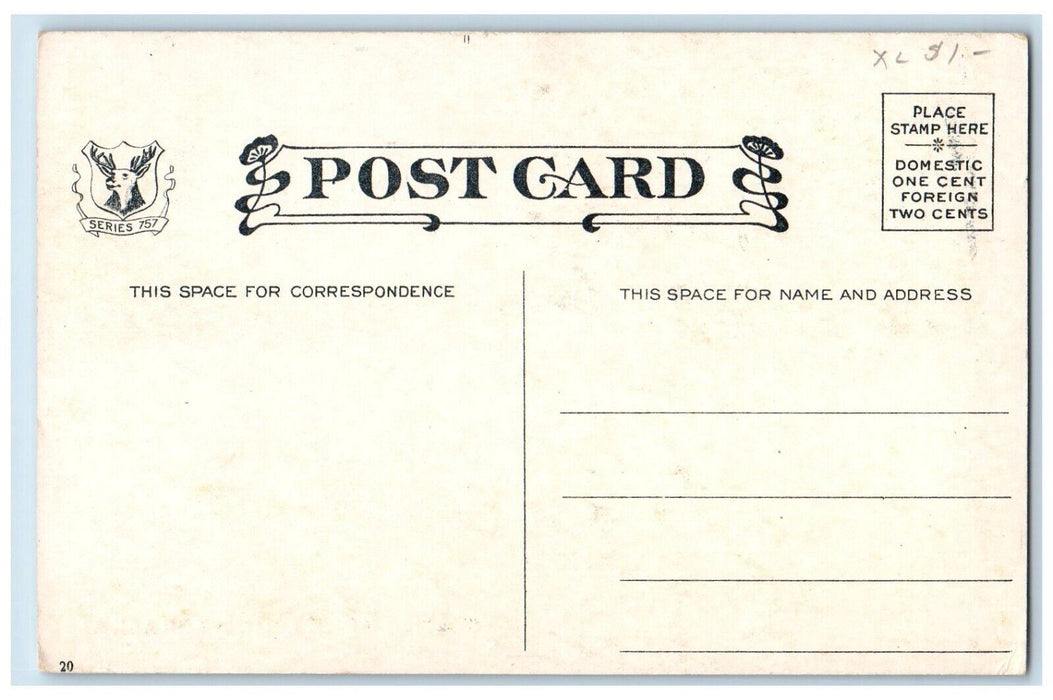 c1910's Scenes Near Ord Nebraska NE, River Boats Unposted Antique Postcard
