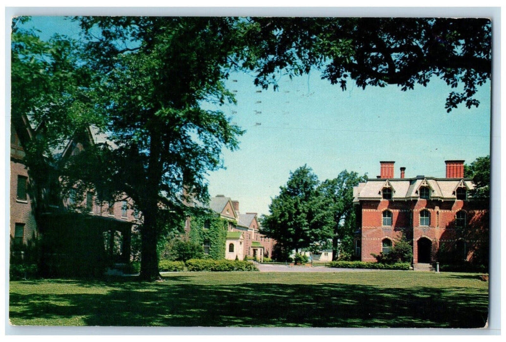 1981 Dormitories Hill William Smith College Exterior Geneva New York NY Postcard