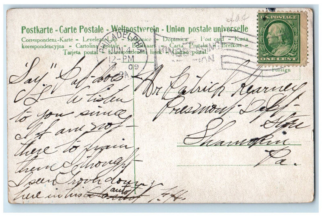 1909 Entrances to the Zoological Garden Philadelphia Pennsylvania PA Postcard