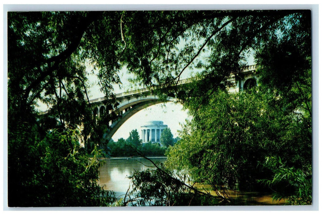 George Rogers Clark Memorial & Lincoln Bridge Vincennes Indiana IN Postcard
