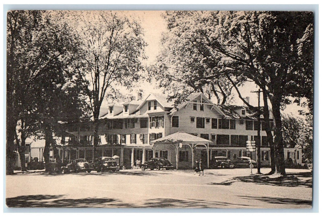 Sharon Inn Motel On Th Garden Connecticut CT, Cars Panoramic View Postcard