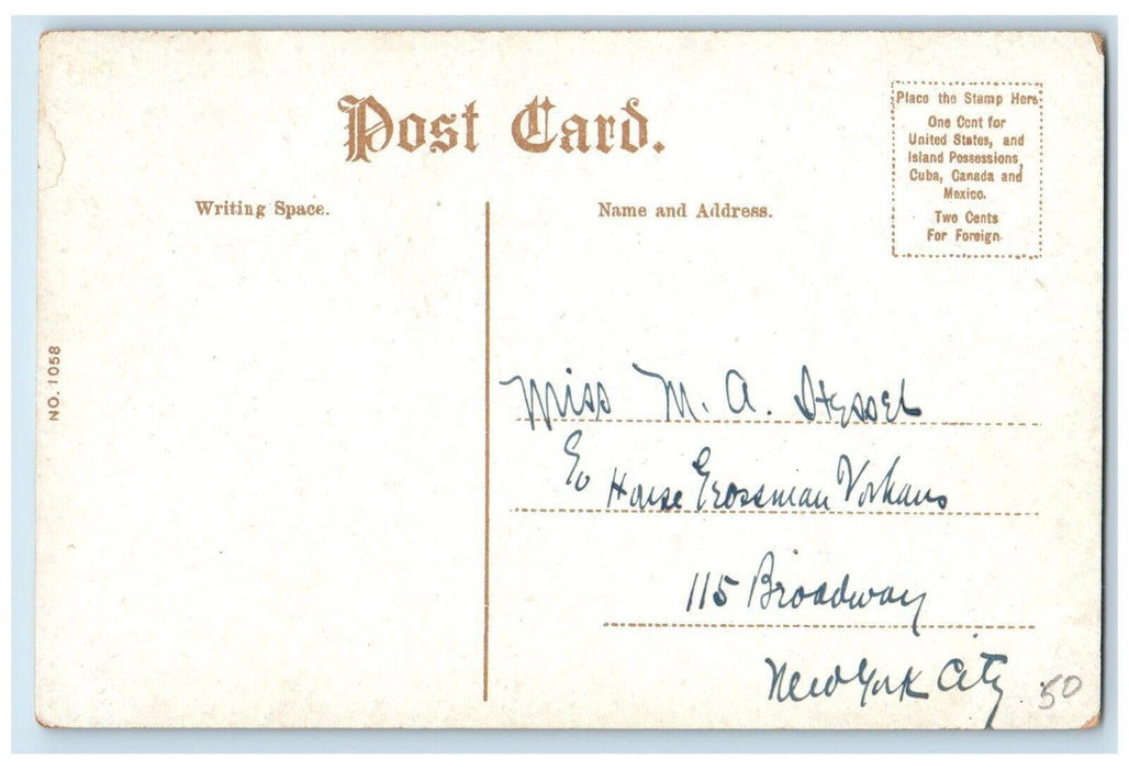 c1910's Holly Wood Lodge Highmount Catskill Mountains New York NY Postcard