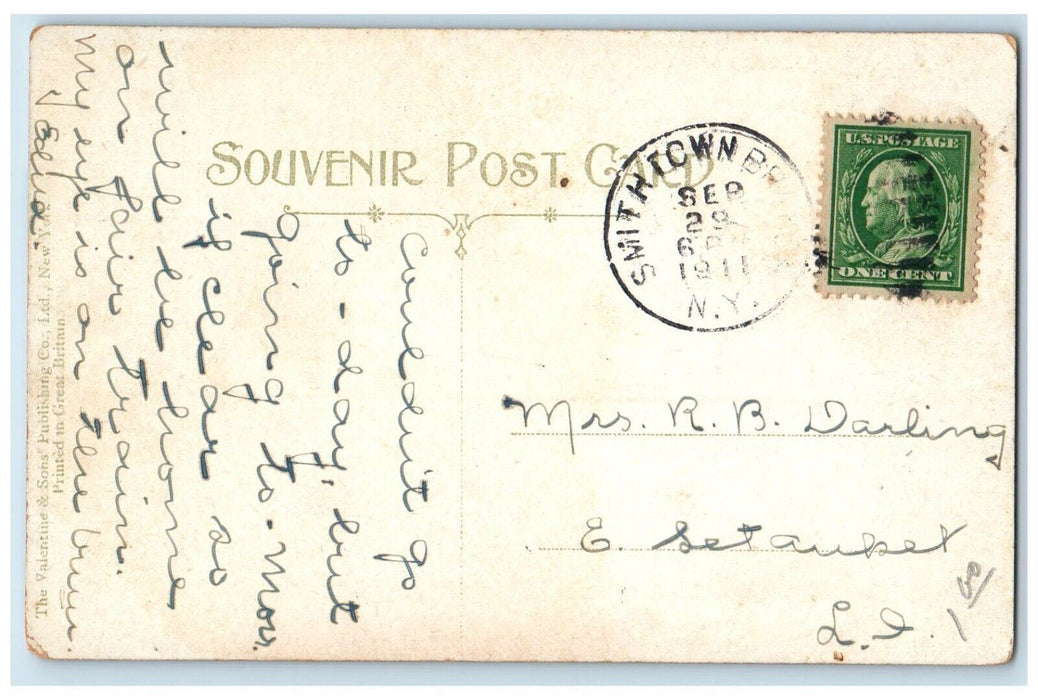 1911 Orchard Street Stores Horse Carriage Antiques Tarrytown NY Antique Postcard