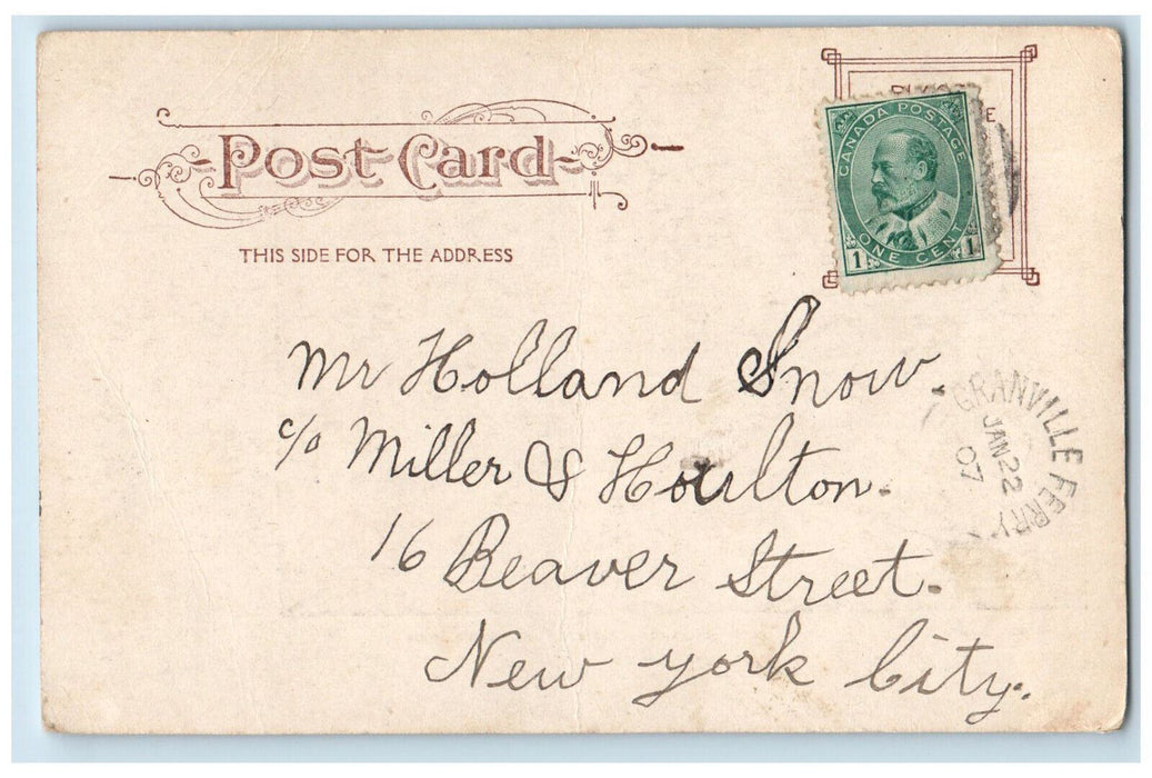 1907 State House and Park Boston Massachusetts MA Antique Posted Postcard