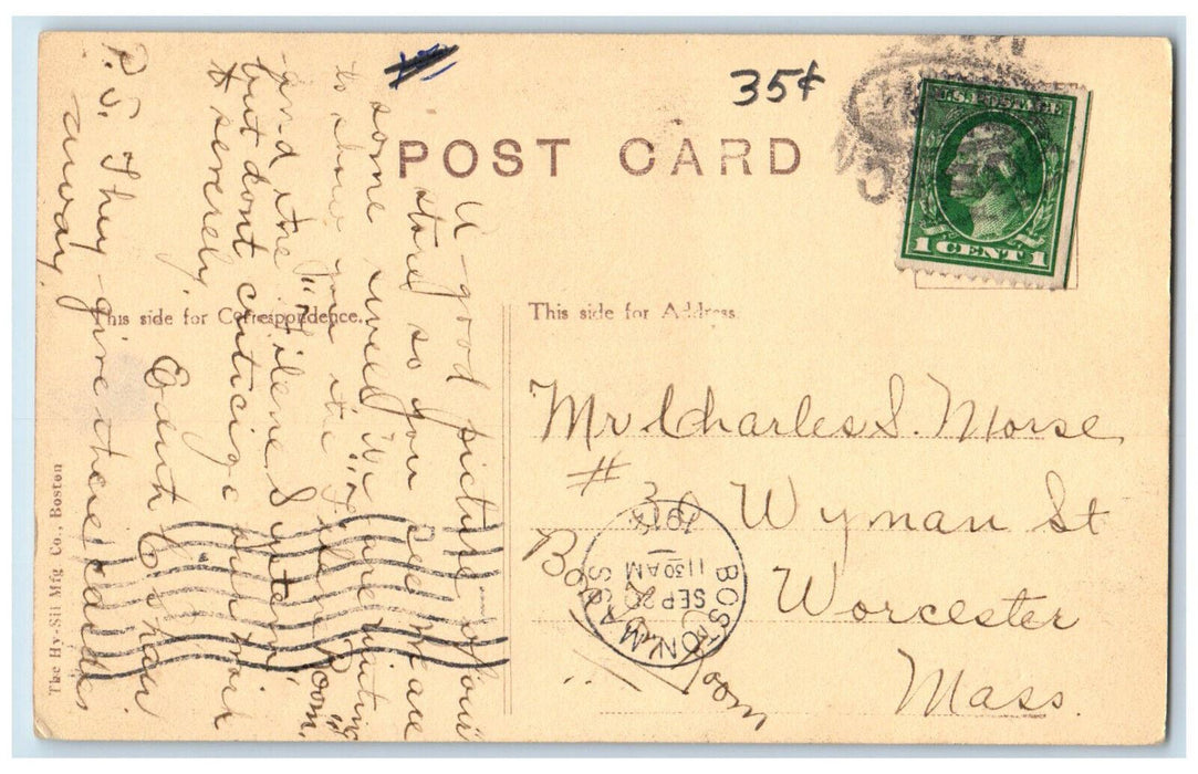 1912 The New Filene Store Boston Massachusetts MA Posted Antique Postcard