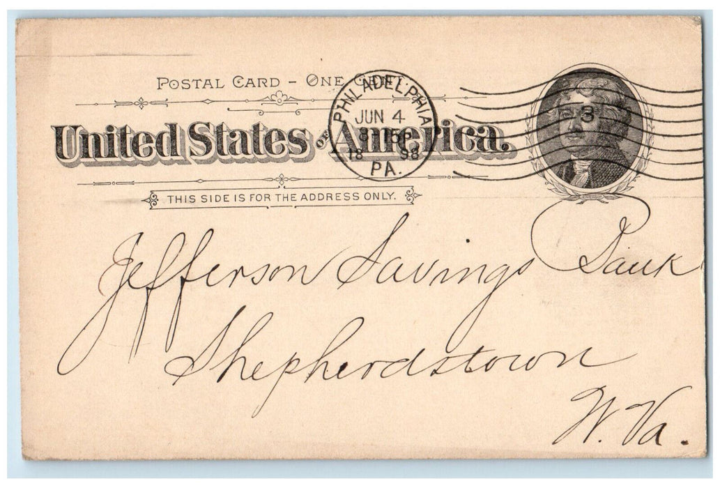 1898 Letter from P.P. Mast & Co. Philadelphia Pennsylvania PA Postcard