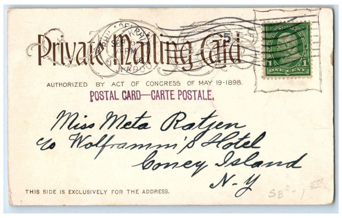 c1905 Drexel Institute Building Philadelphia Pennsylvania PA Antique Postcard
