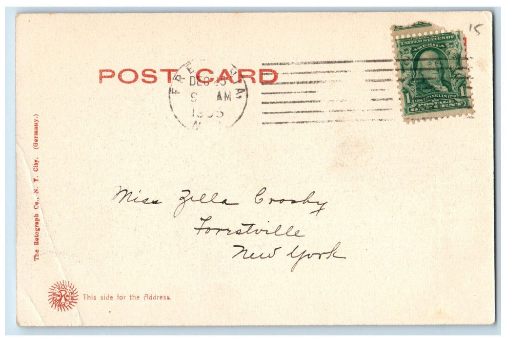 1905 View in Prospect Park Brooklyn New York NY Antique Posted Postcard
