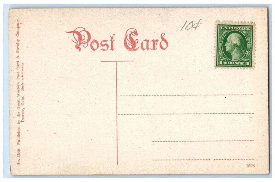 The Ice Palace On Mt. McClellan Argentine Central Railway Colorado CO Postcard