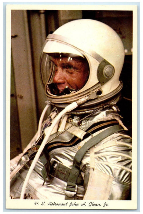 c1950's US Astronaut John H Glenn Jr. Cambridge Ohio OH Vintage Postcard