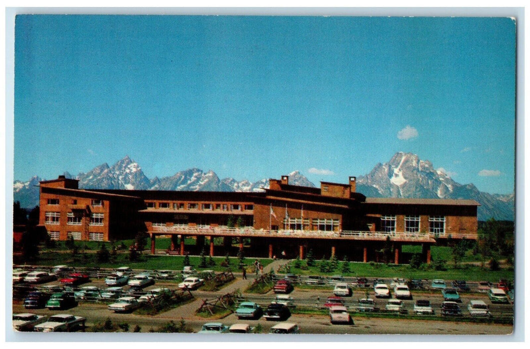 c1960 Jackson Lake Lodge Grand Teton National Park Wyoming Postacard