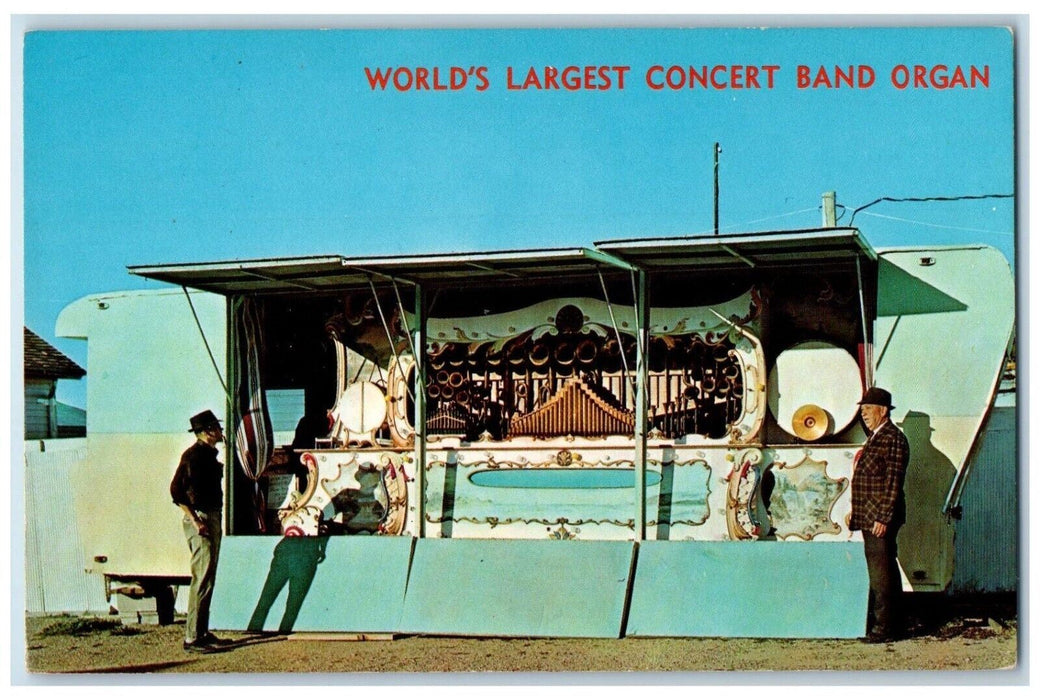 c1960 World's Largest Band Wagon Wurtlitzer Museum Murdo South Dakota Postcard