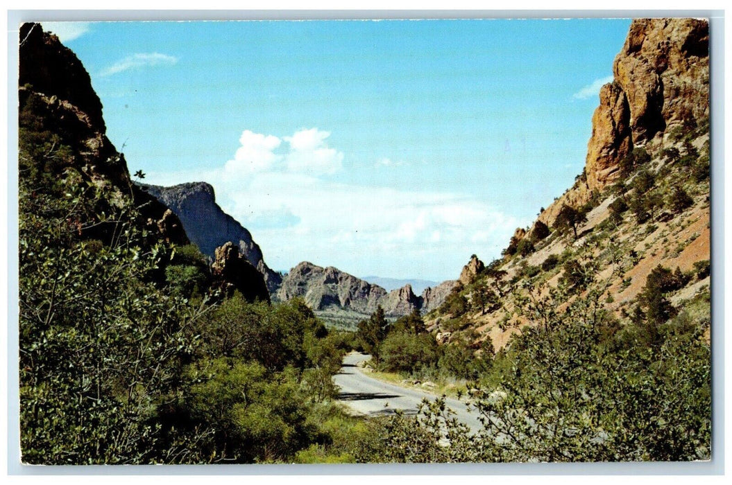 1981 Green Gulch Big Bend National Park Grandeur Mountain Texas Vintage Postcard