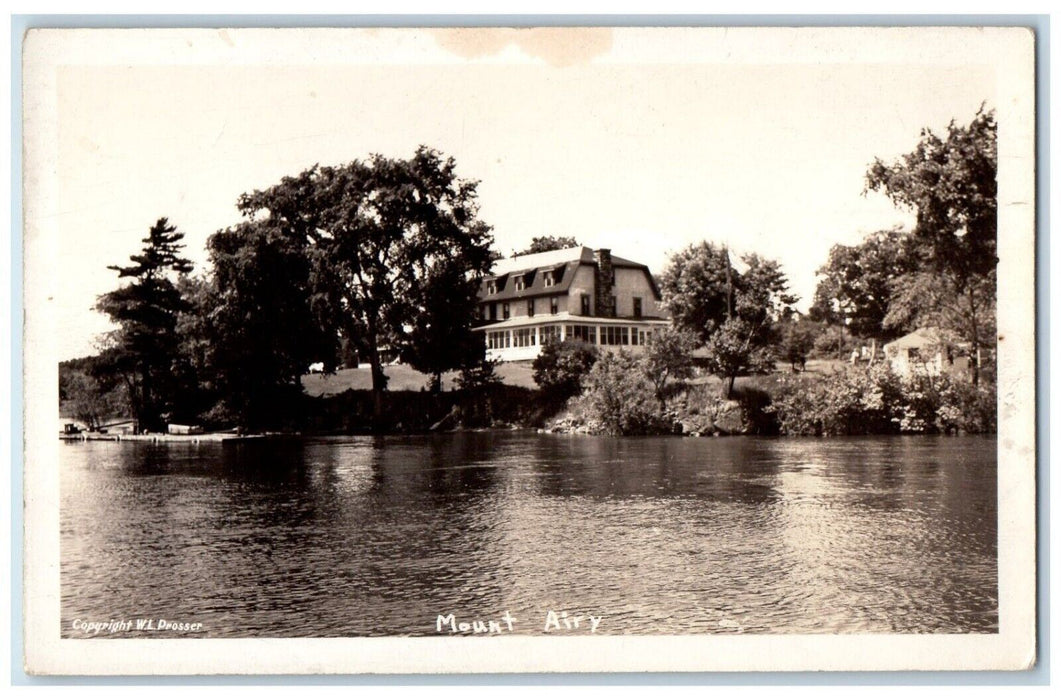 c1920's Mount Airy Lake W.L. Prosser Ontario Canada Photo Unposted Postcard