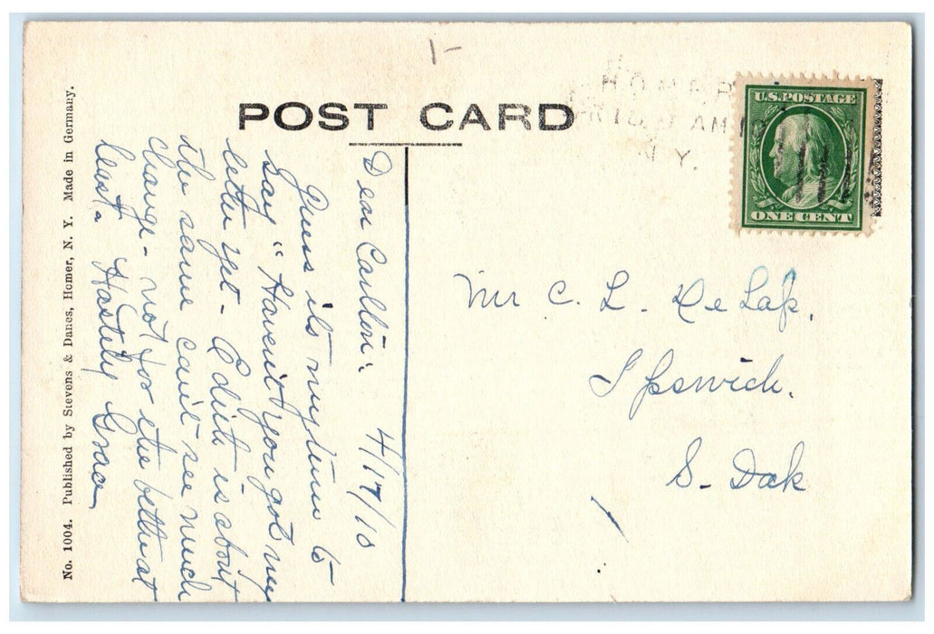 1910 The Willows Little York Lake New York NY Antique Posted Postcard