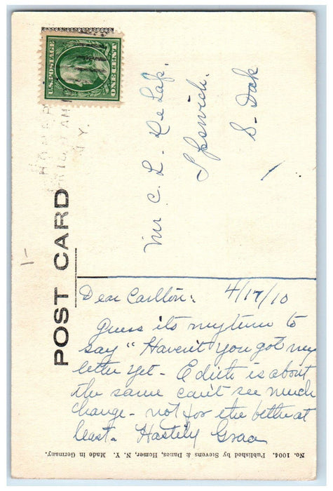 1910 The Willows Little York Lake New York NY Antique Posted Postcard