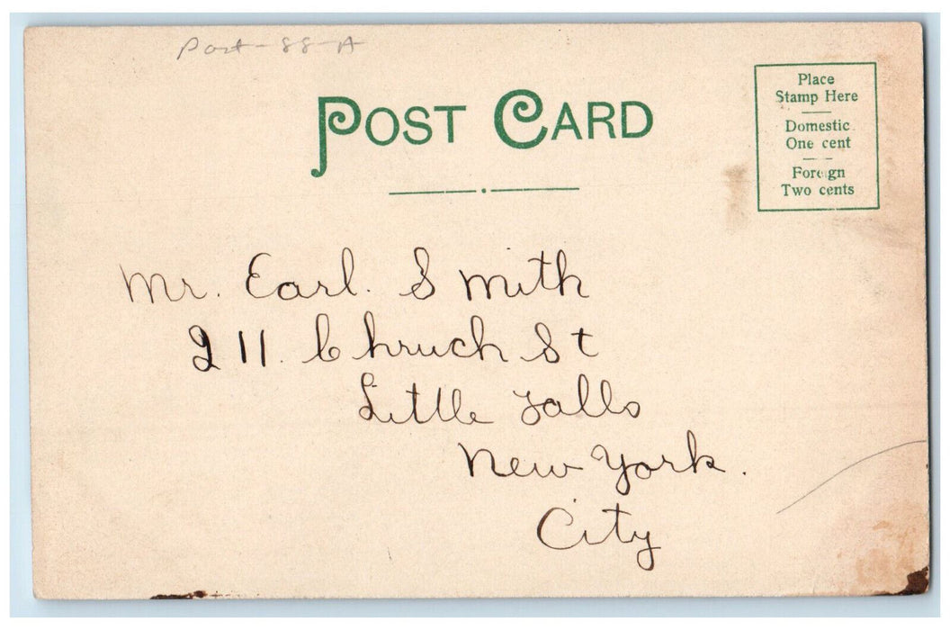 c1905 Mohawk Valley East of Little Falls New York NY Posted Postcard