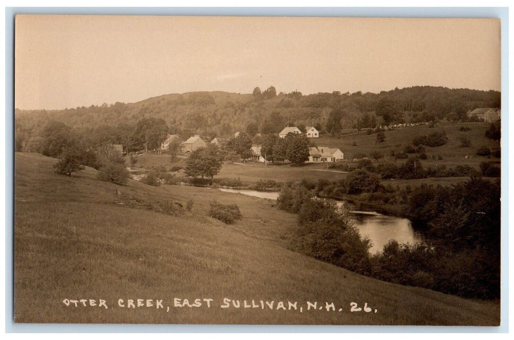 c1910's Otter Creek East Sullivan New Hampshire NH RPPC Photo Unposted Postcard