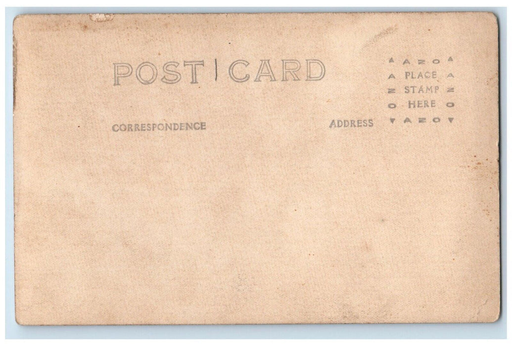 c1920's USS Matsonia Picking Up Orders At Sea Candid RPPC Photo Postcard