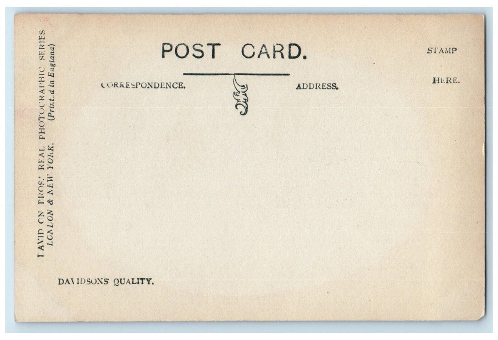 c1910's His First Pinch Boy Snuff Studio Portrait RPPC Photo Antique Postcard