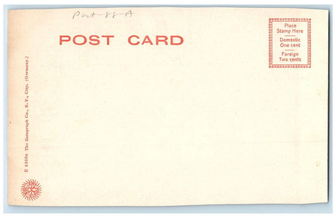 c1905 Hotel Allerton Entrance View Little Falls New York NY Postcard