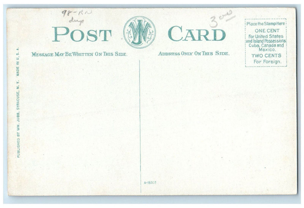 c1910 Wallace Wall Paper Co. Cortland New York NY Antique Unposted Postcard