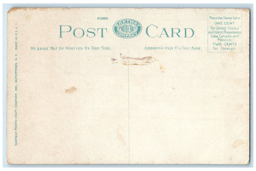 c1910 Thousand Island Yacht Club Alexandria Bay New York NY Antique Postcard