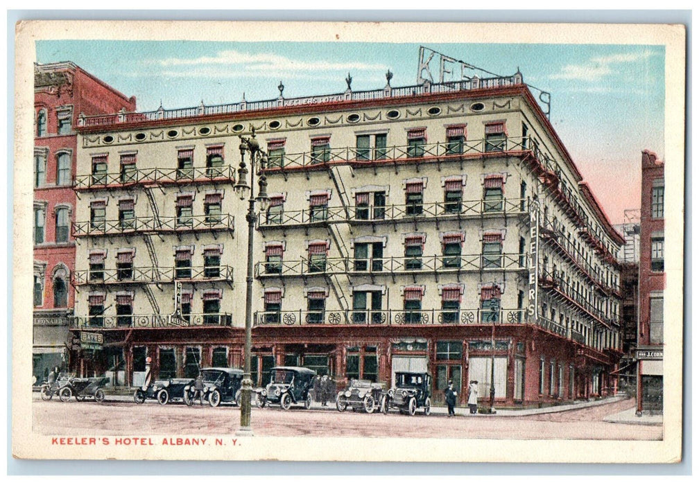 1920 Keeler's Hotel Albany New York NY Medusa NY Posted Antique Postcard