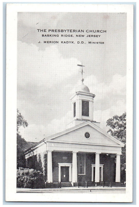 c1950's The Presbyterian Church Basking Ridge New Jersey NJ Vintage Postcard