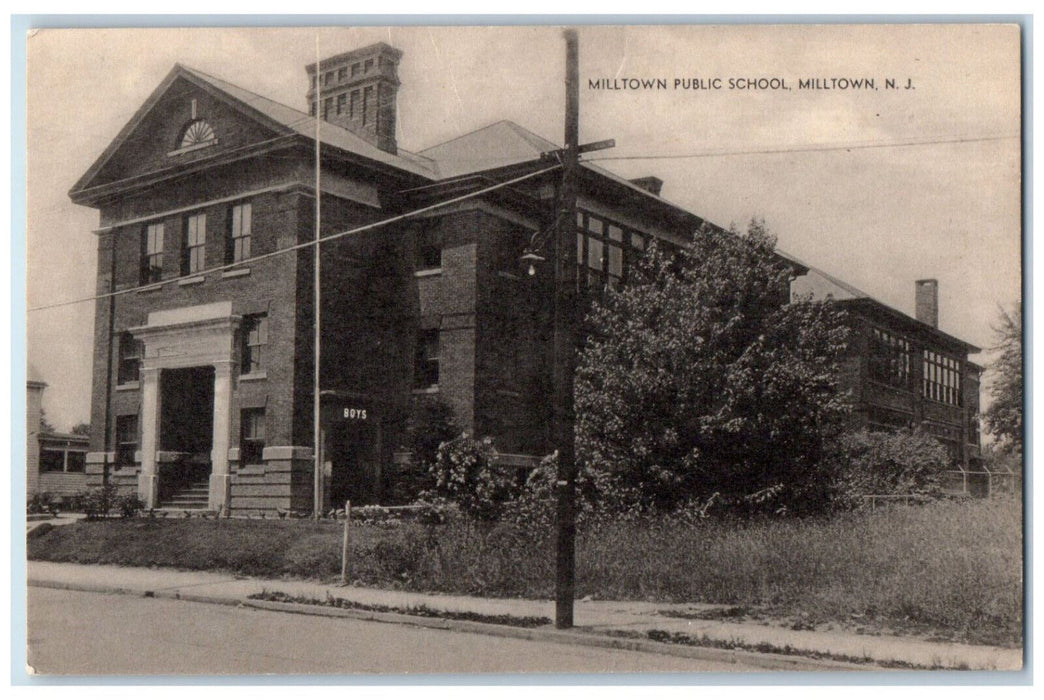 1976 Milltown Public School Milltown New Jersey NJ Vintage Posted Postcard