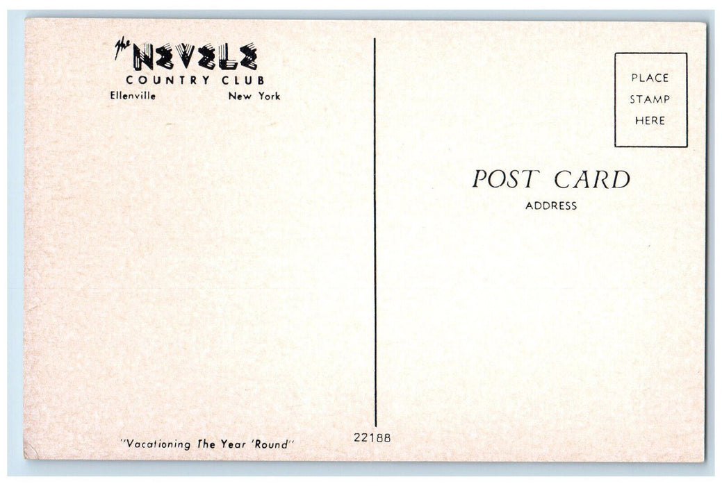 c1960's Aerial View Nevele Country Club Ellenville New York NY Postcard