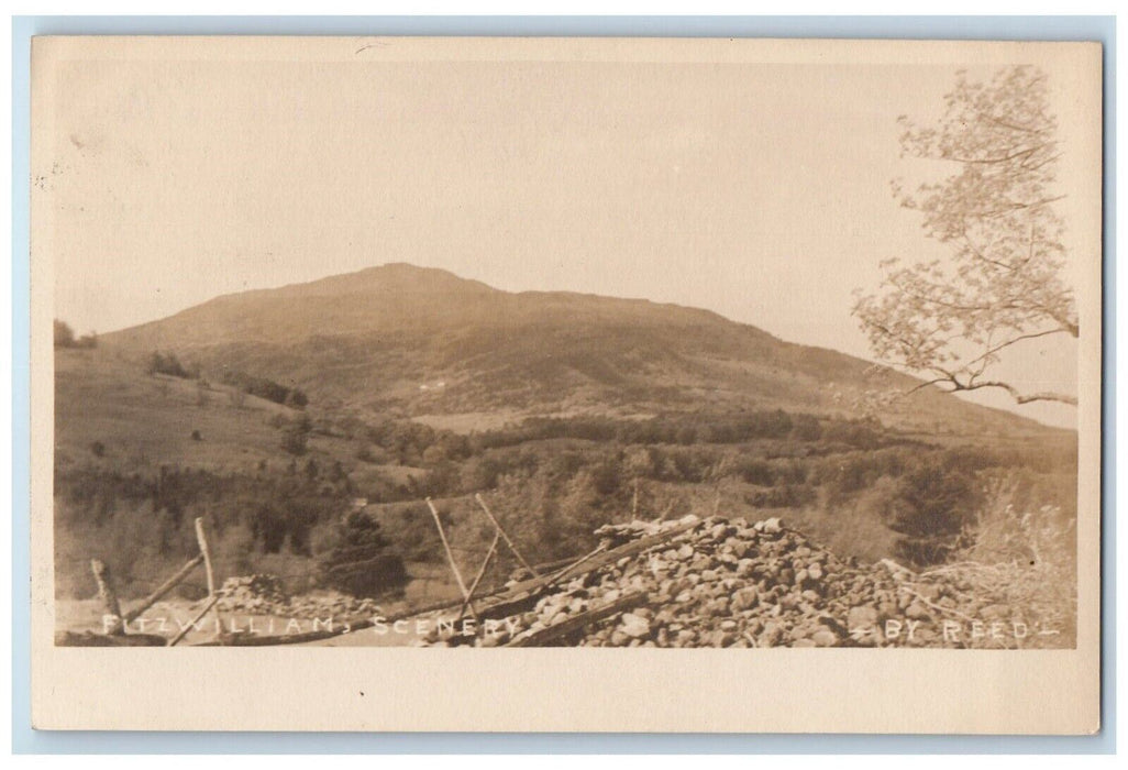 c1905 Scenery Monadnock Mountain E.A. Reed Fitzwilliam NH RPPC Photo Postcard