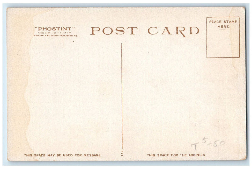 View Of Plymouth Antiquarian Society House Massachusetts MA Phostint Postcard