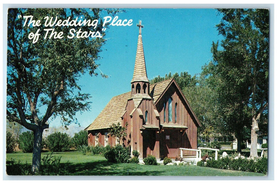 1962 The Wedding Place of the Stars Little Church of West Las Vegas NV Postcard