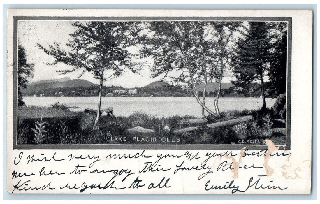1904 Lake Placid Club Lake Placid New York NY Morningside NY PMC Postcard