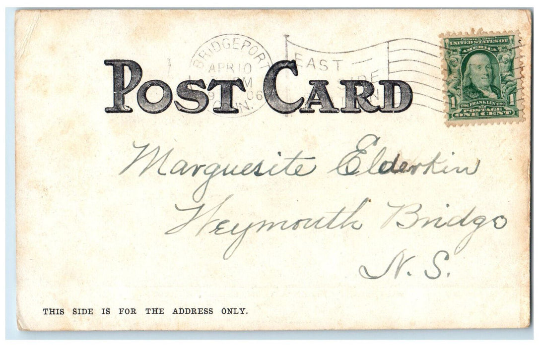 1906 Protestant Orphan Asylum Building Bridgeport Connecticut CT Postcard