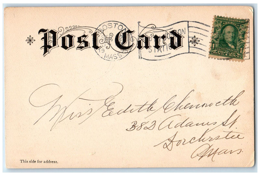 1905 Panoramic View Of Head House City Point Boston Massachusetts MA Postcard