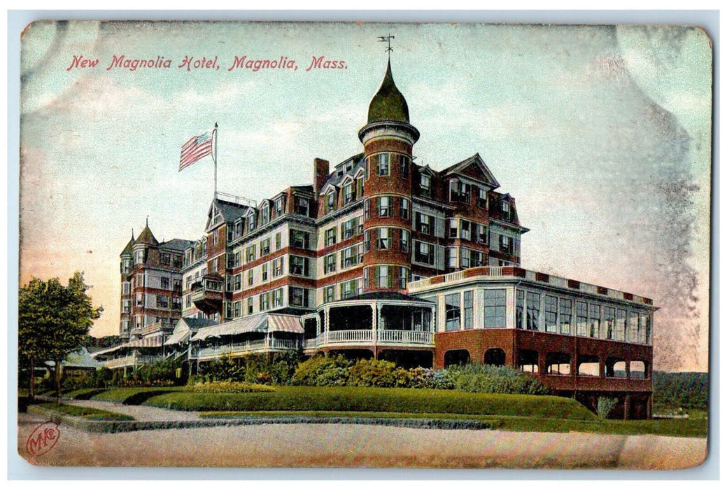 c1910 New Magnolia Hotel Magnolia Massachusetts MA Antique Unposted Postcard