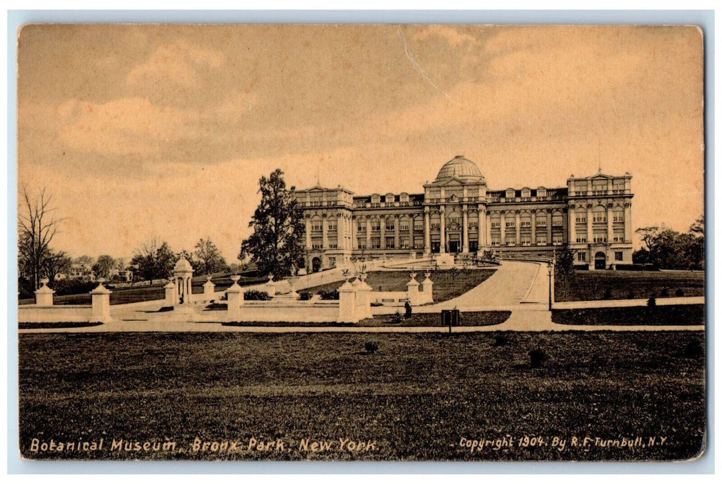 c1910 Botanical Museum Bronx Park New York NY RF Turnbull Antique Postcard