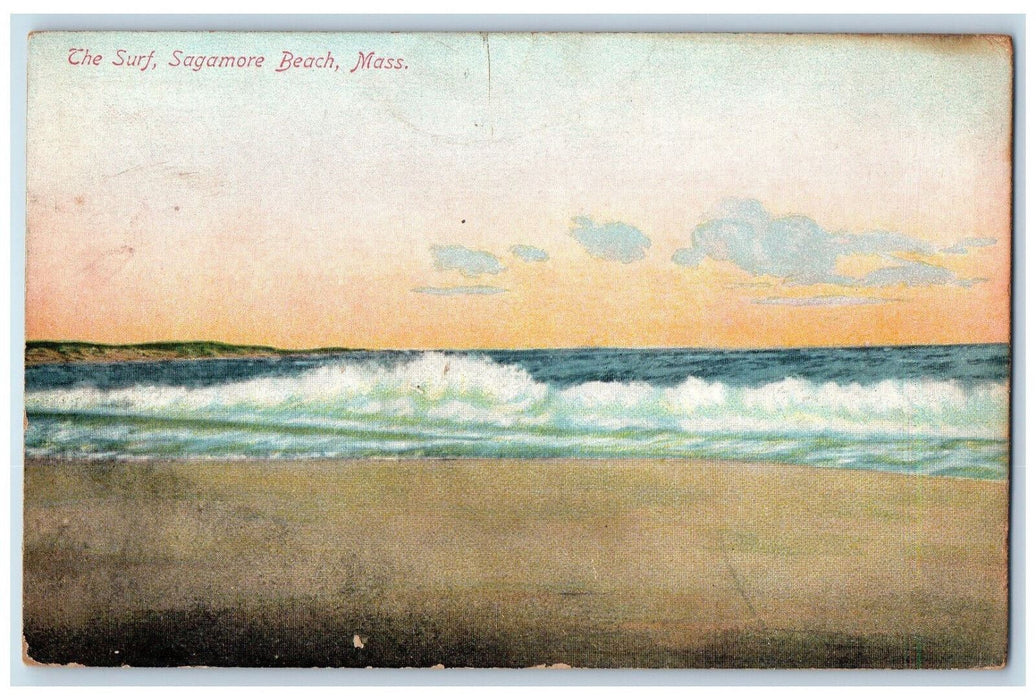 1908 The Surf Sagamore Beach Massachusetts MA Antique Posted Postcard