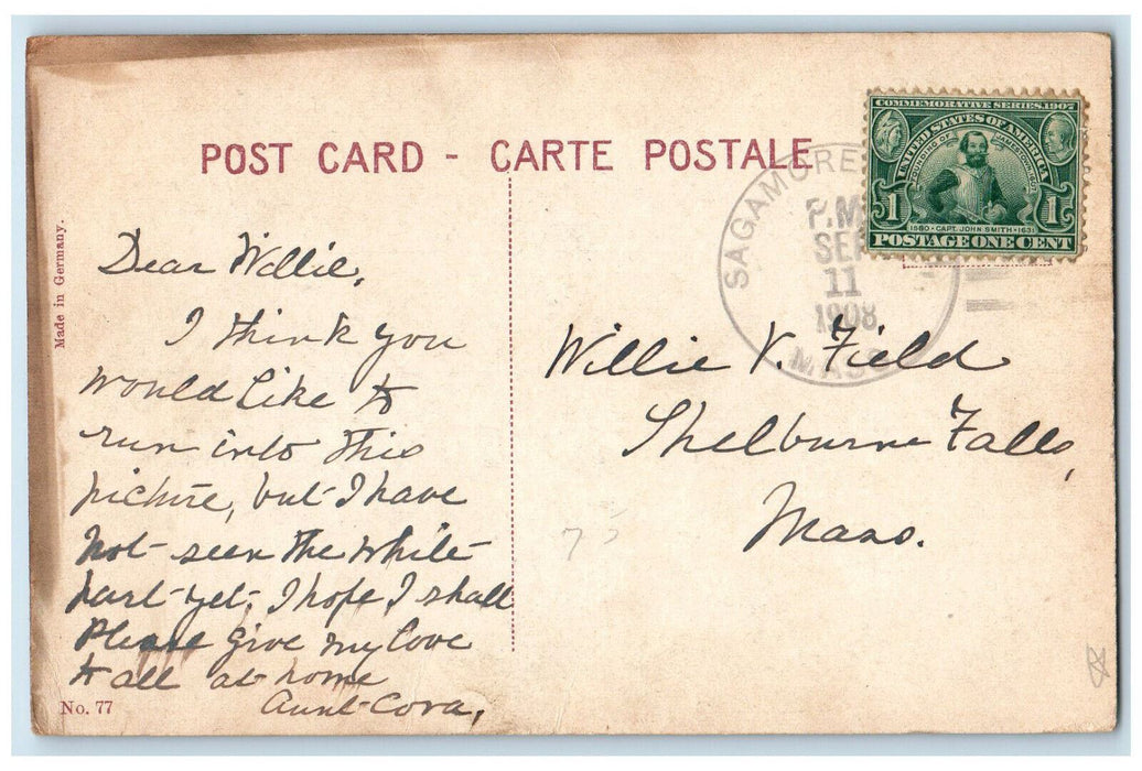 1908 The Surf Sagamore Beach Massachusetts MA Antique Posted Postcard