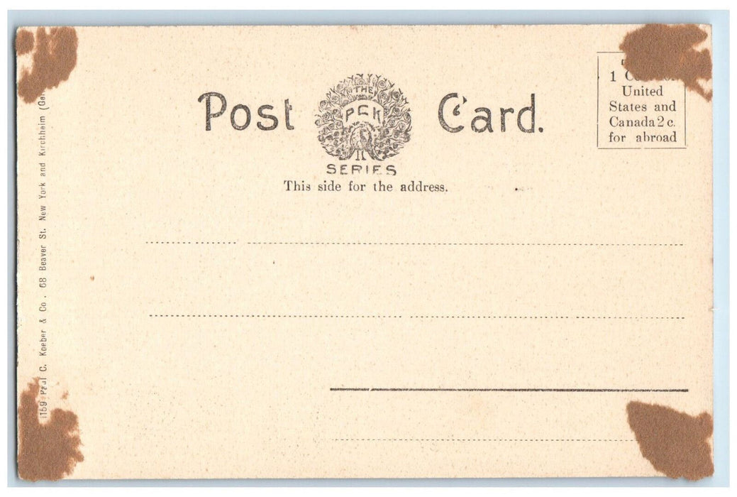 c1905 United Church on the Old Green New Haven Connecticut CT Postcard